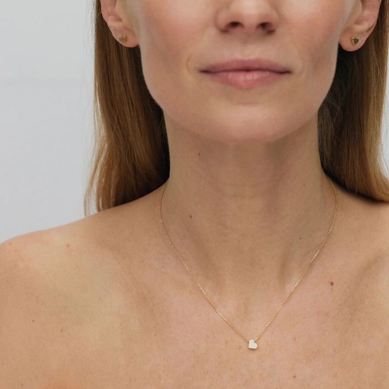 Yellow Gold Necklace "Amour", large