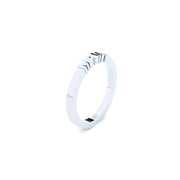 White gold ring with word 'MAMA' by Formes.