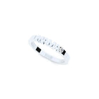 White gold ring with word Mama set with single diamond.