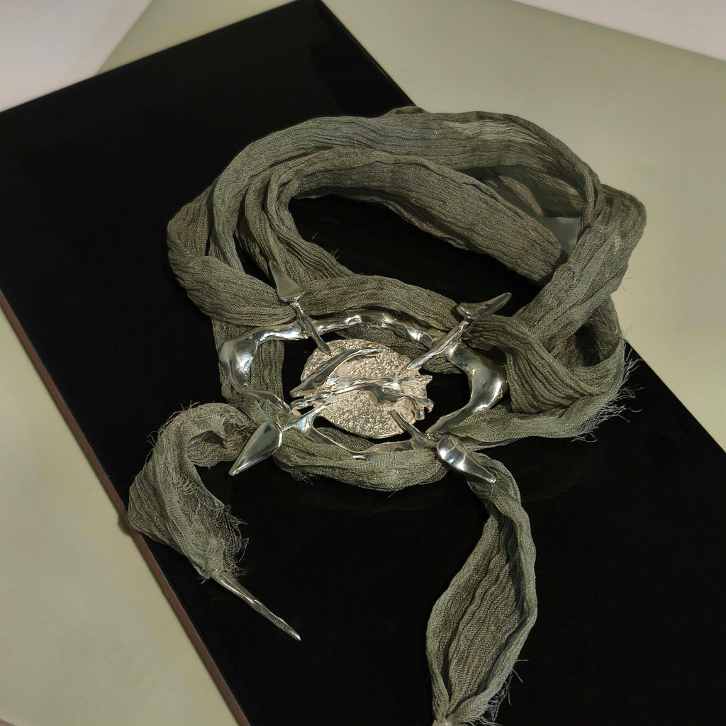 Silver Necklace "Meadow"