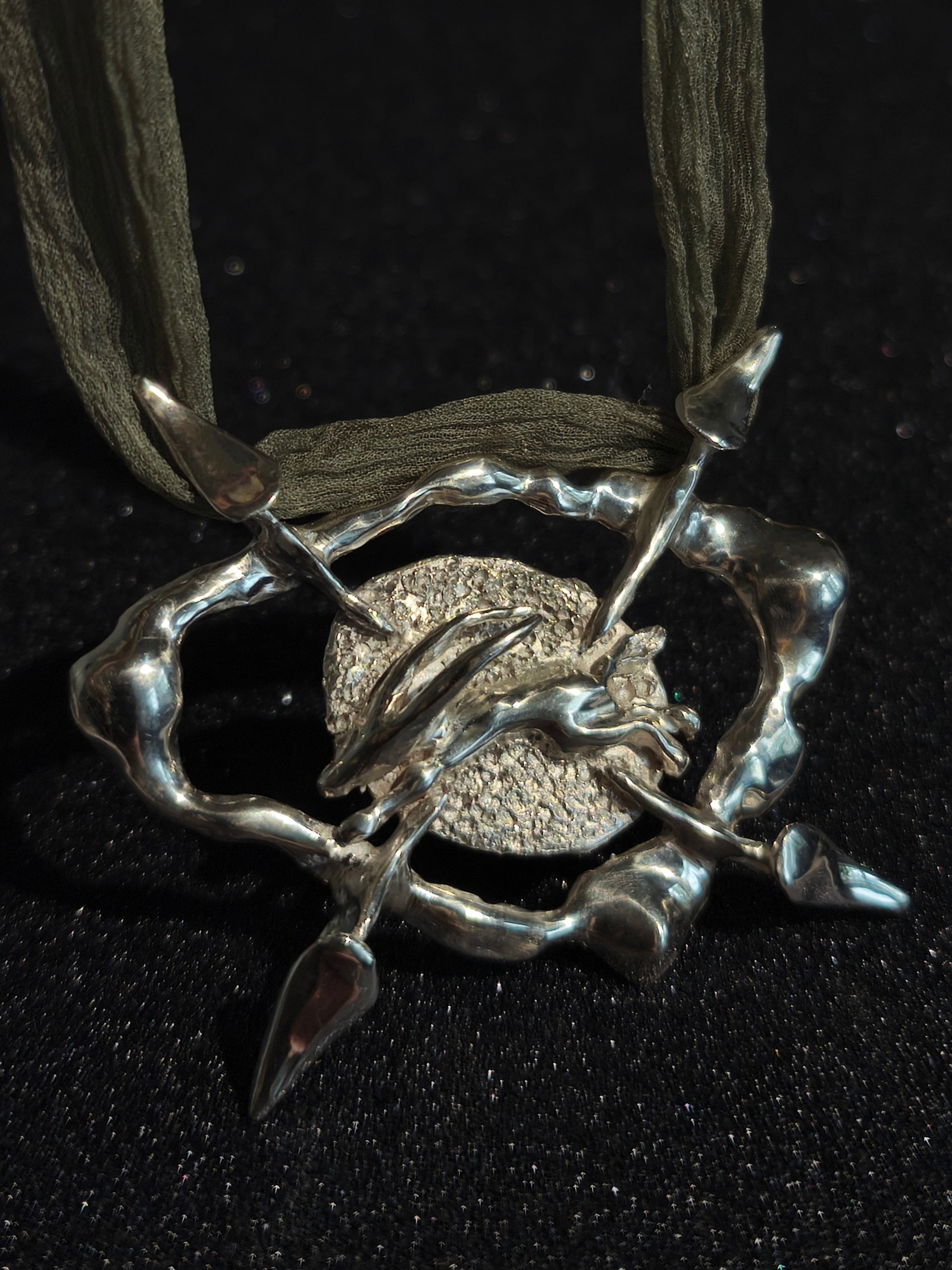 Silver Necklace "Meadow"