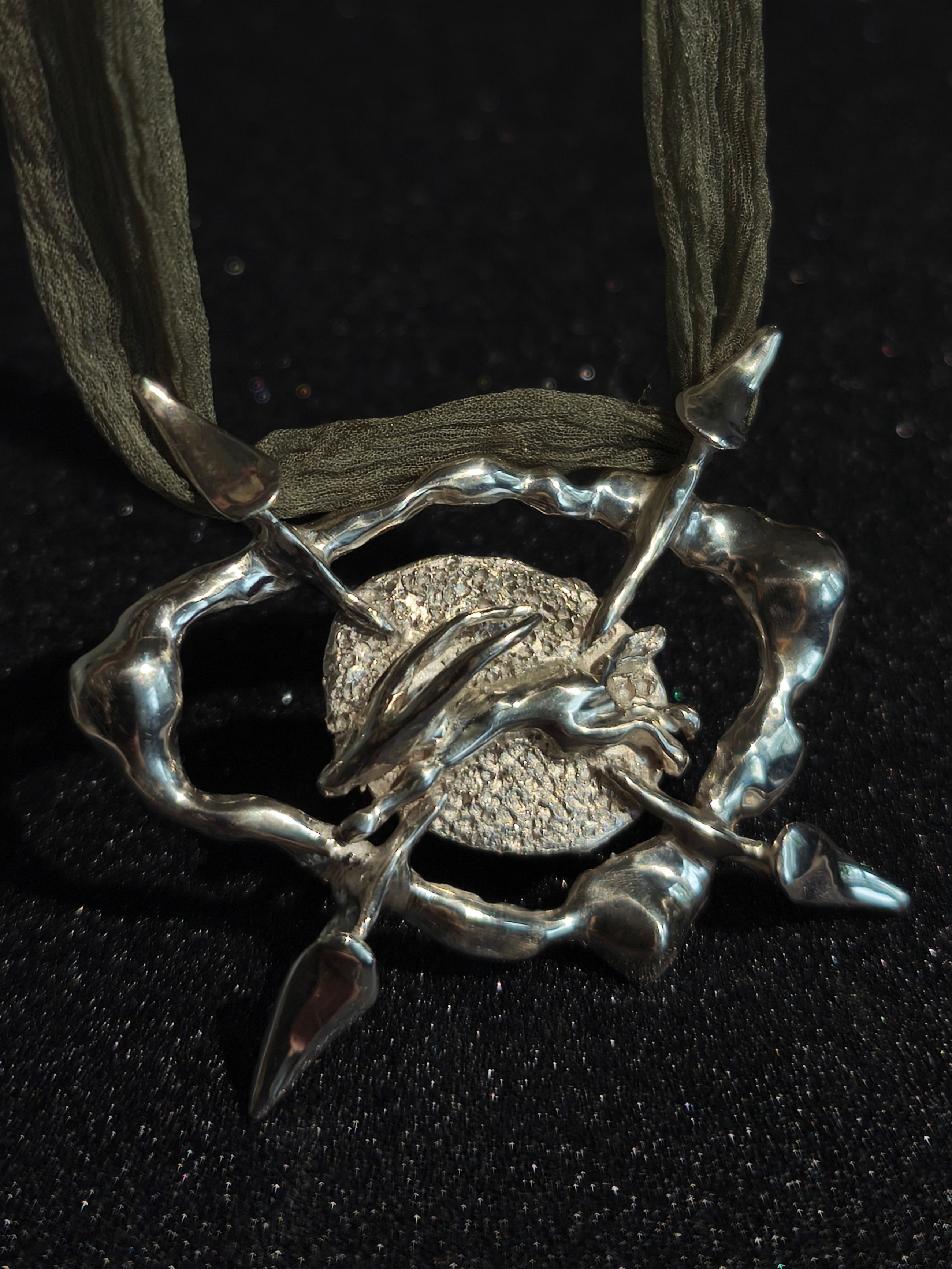 Silver Necklace "Meadow"
