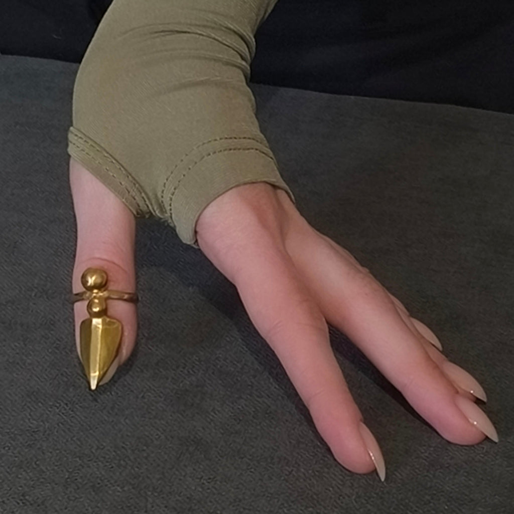 Silver Nail Ring