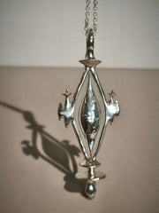 Silver Necklace "Tu ~~~ Aš"