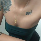 Gold Plated Silver Necklace "Master Key"