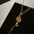 Gold Plated Silver Necklace "Master Key"