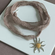 Gold Plated Silver Necklace "Sol"