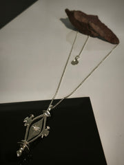 Silver Necklace "Tu ~~~ Aš"