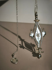 Silver Necklace "Tu ~~~ Aš"