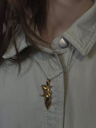 Gold Plated Silver Necklace "Venus.Suave"