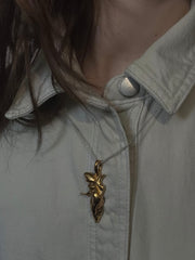Gold Plated Silver Necklace "Venus.Suave"