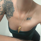 Gold Plated Silver Necklace "Venus.Suave"