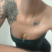 Gold Plated Silver Necklace "Venus.Suave"