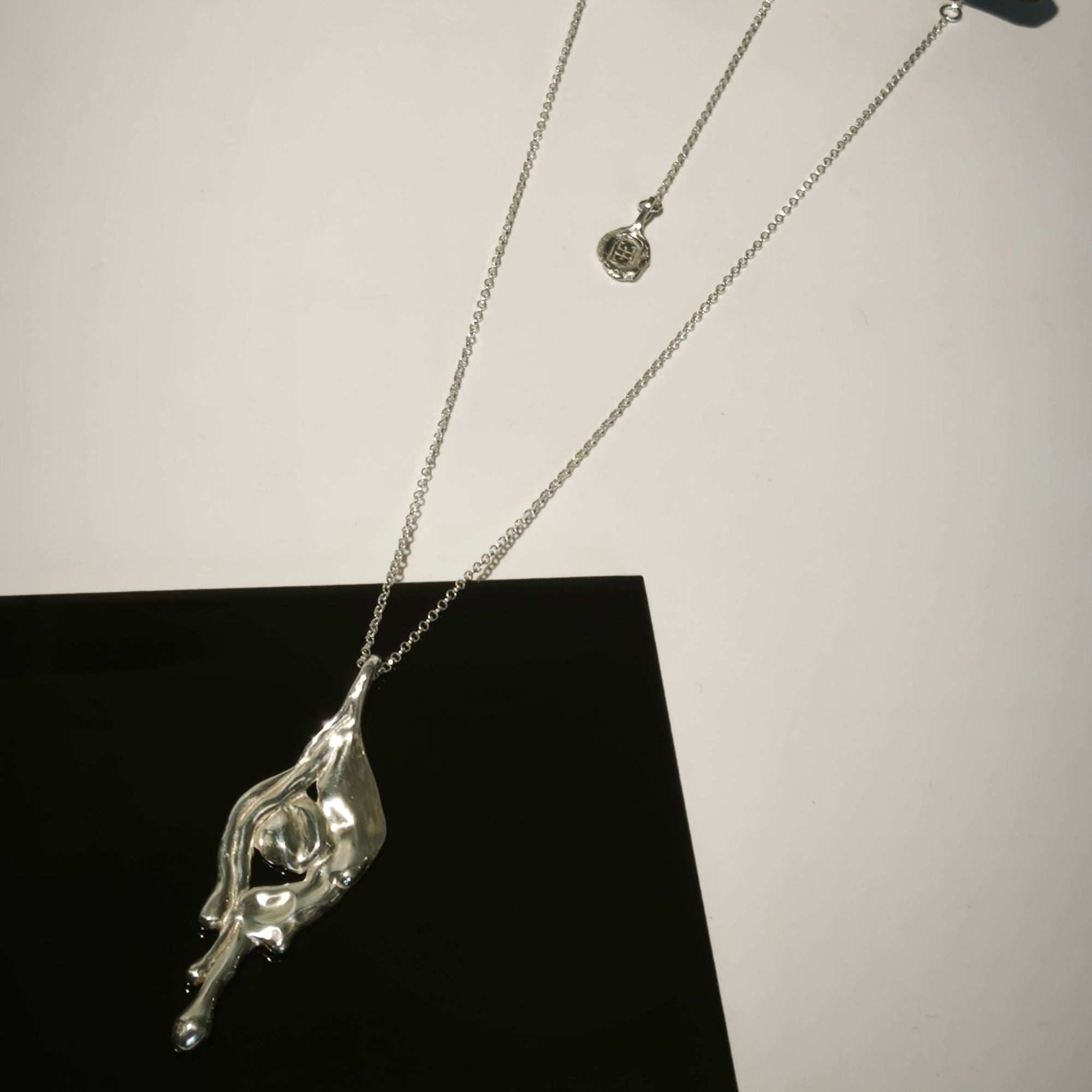 Silver Necklace "When I Met You"