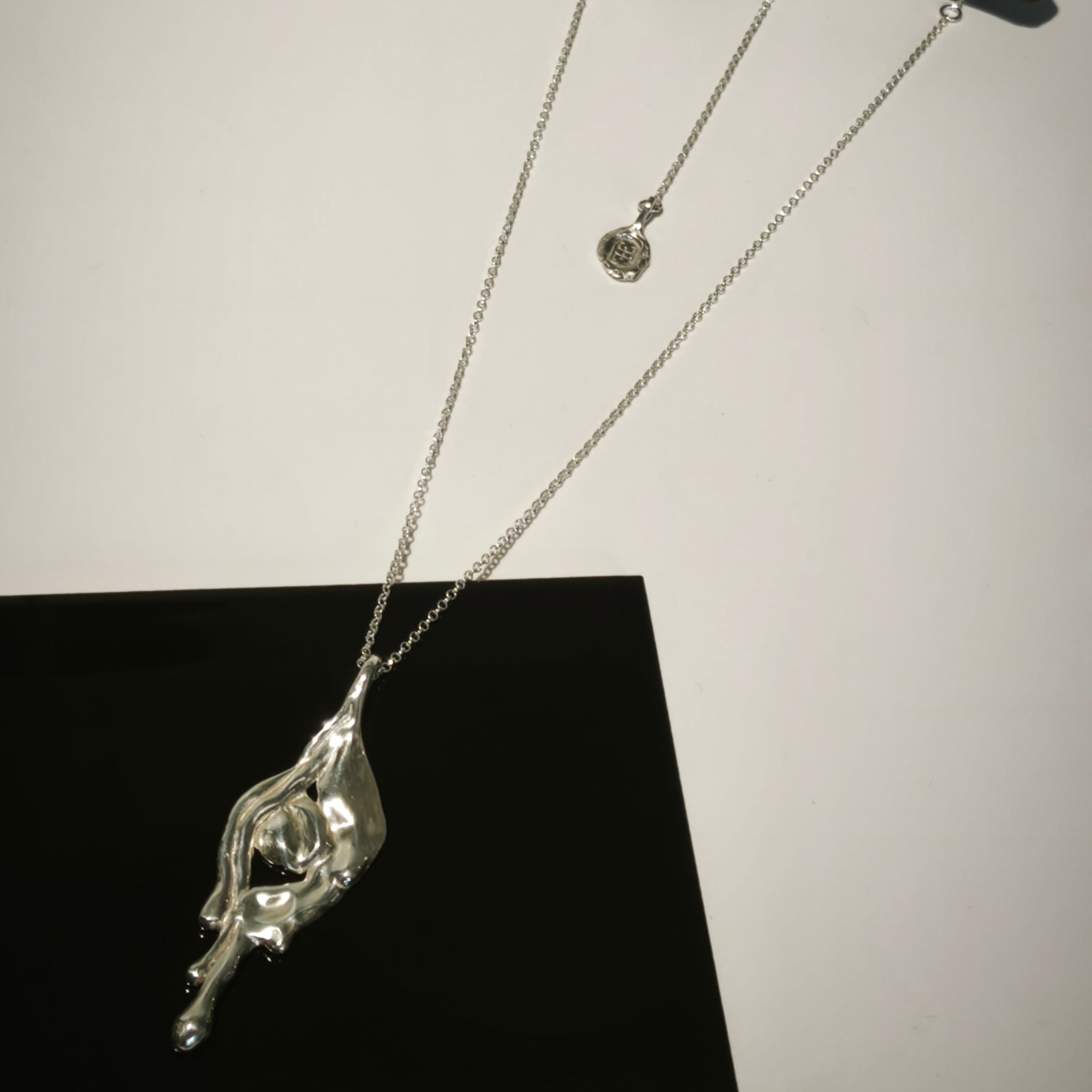 Silver Necklace "When I Met You"