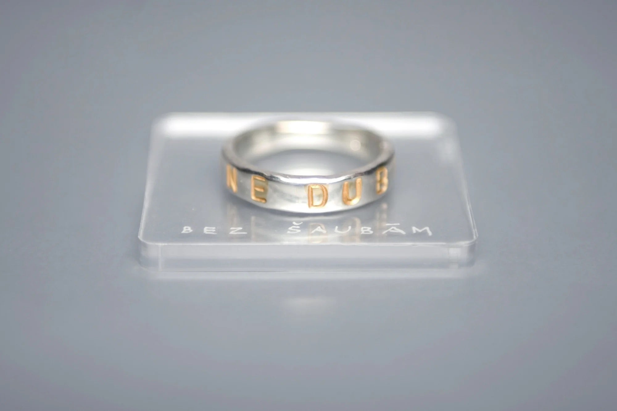Silver Ring "Ex Animo / From Heart and Soul"