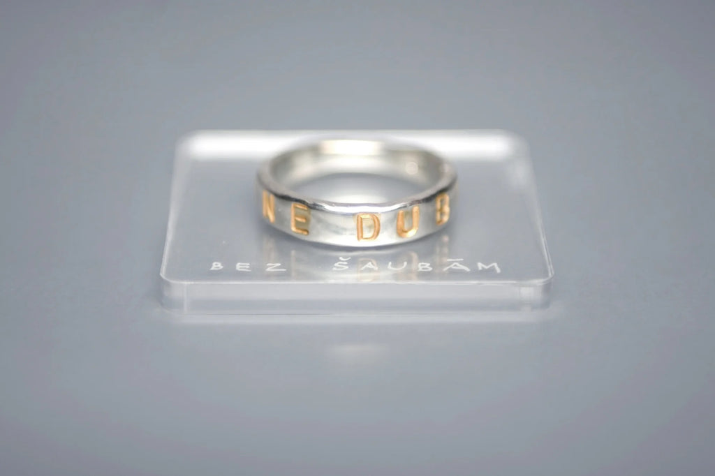 Silver Ring "Ex Animo"