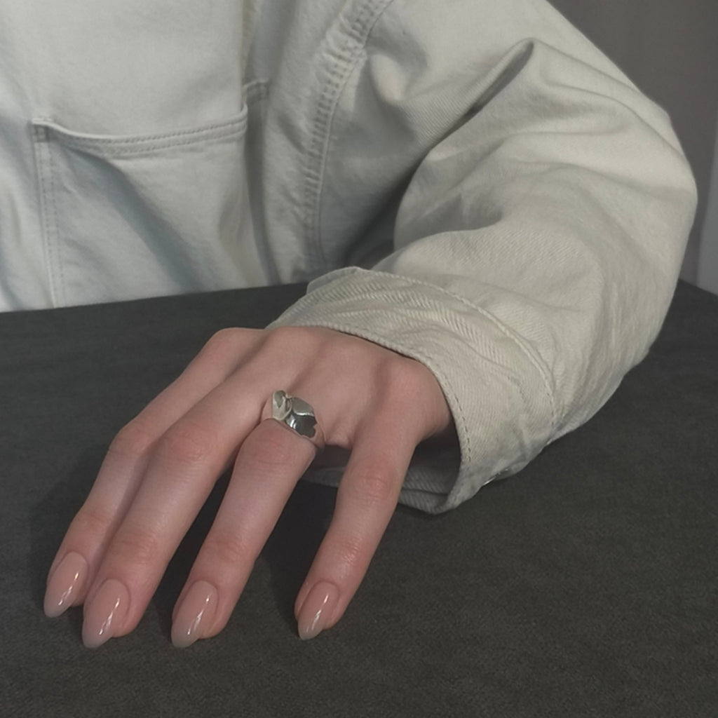 Silver Ring "Wave"