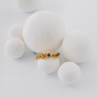 Gold Plated Silver Ring "Gold Precious Reef"