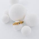 Gold Plated Silver Ring "Gold Precious Reef"
