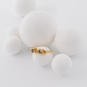 Gold Plated Silver Ring "Gold Precious Reef"