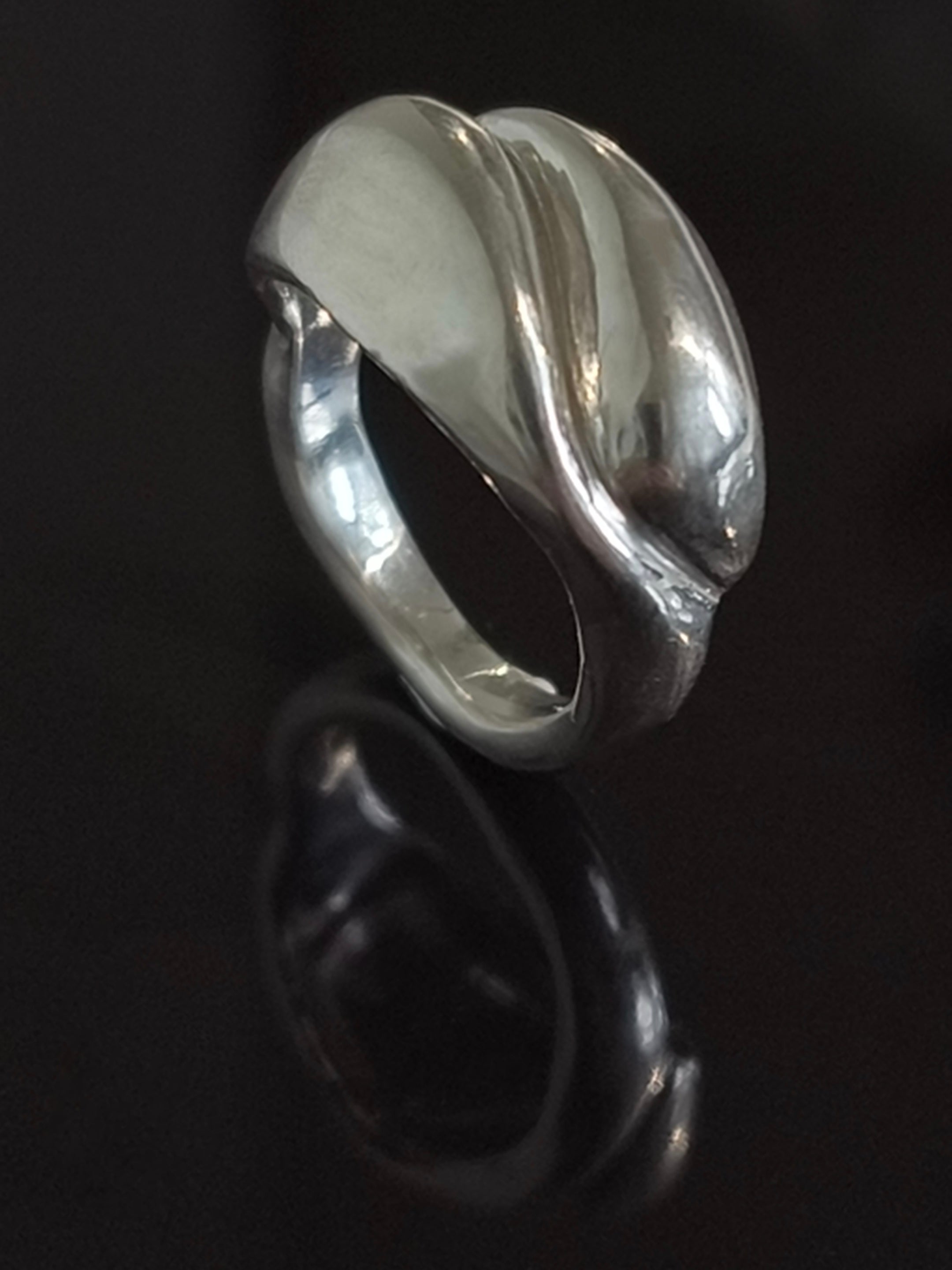 Silver Ring "Hug"