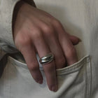 Silver Ring "Hug"