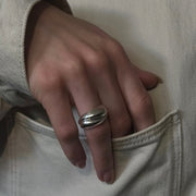 Silver Ring "Hug"