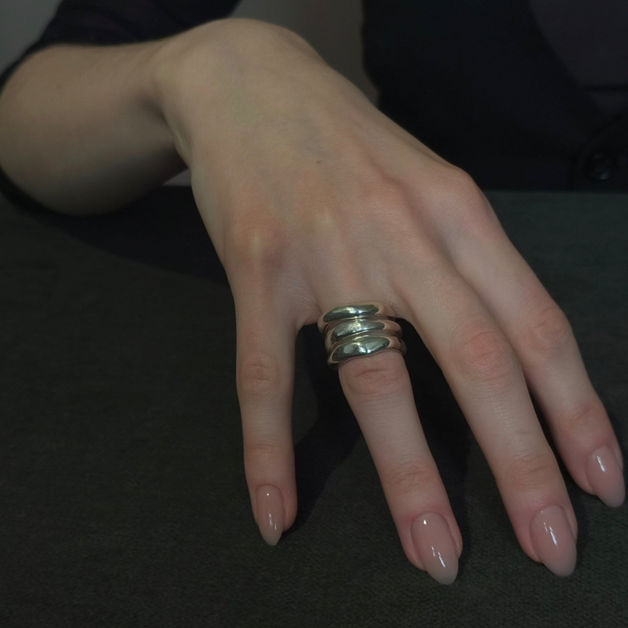 Silver Ring "Portal.Stacking"