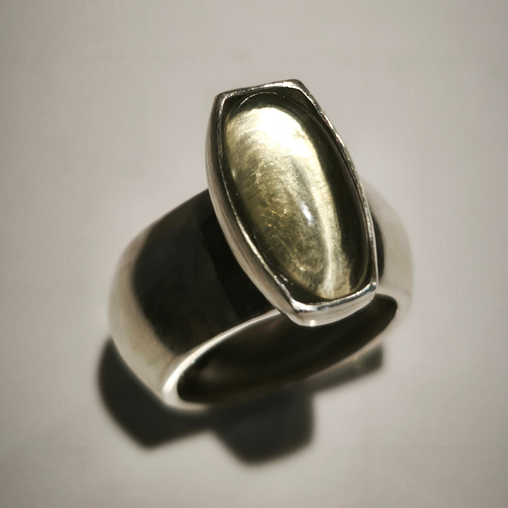 Silver & Prasiolite Ring "Vitamin G"