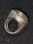 Silver Ring with Quartz "Starry Sky"