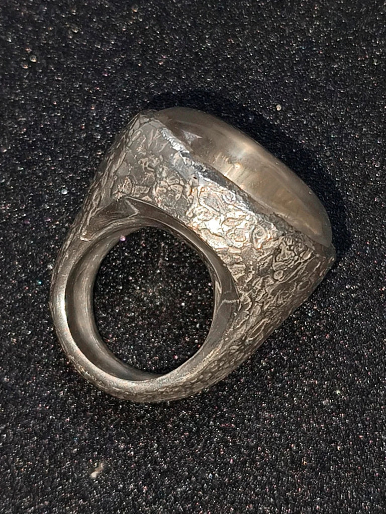 Silver Ring with Quartz "Starry Sky"