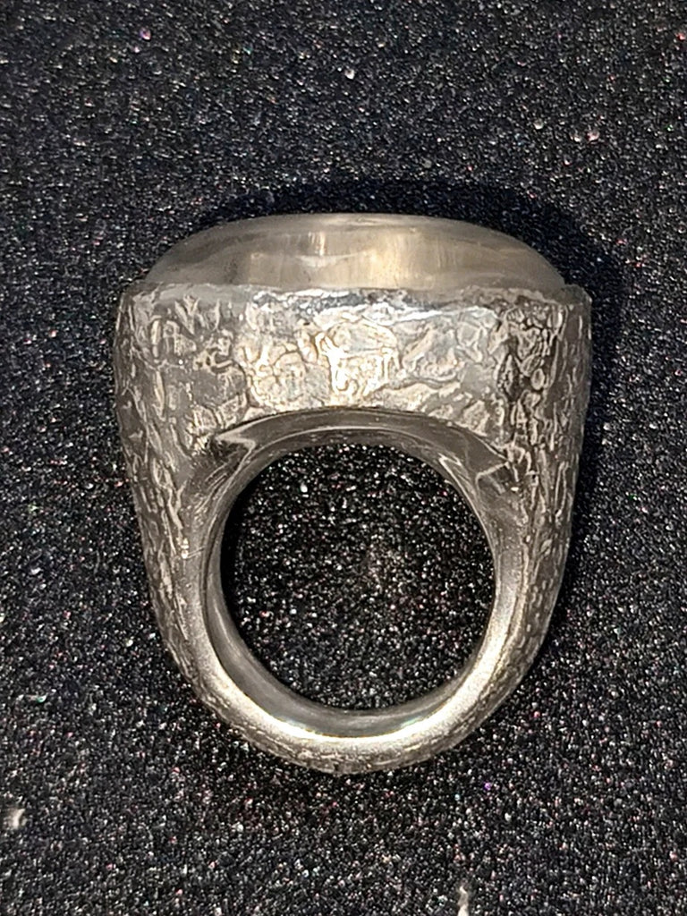 Silver Ring with Quartz "Starry Sky"