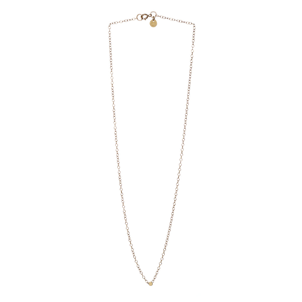 18k Yellow Gold Necklace "Dot"