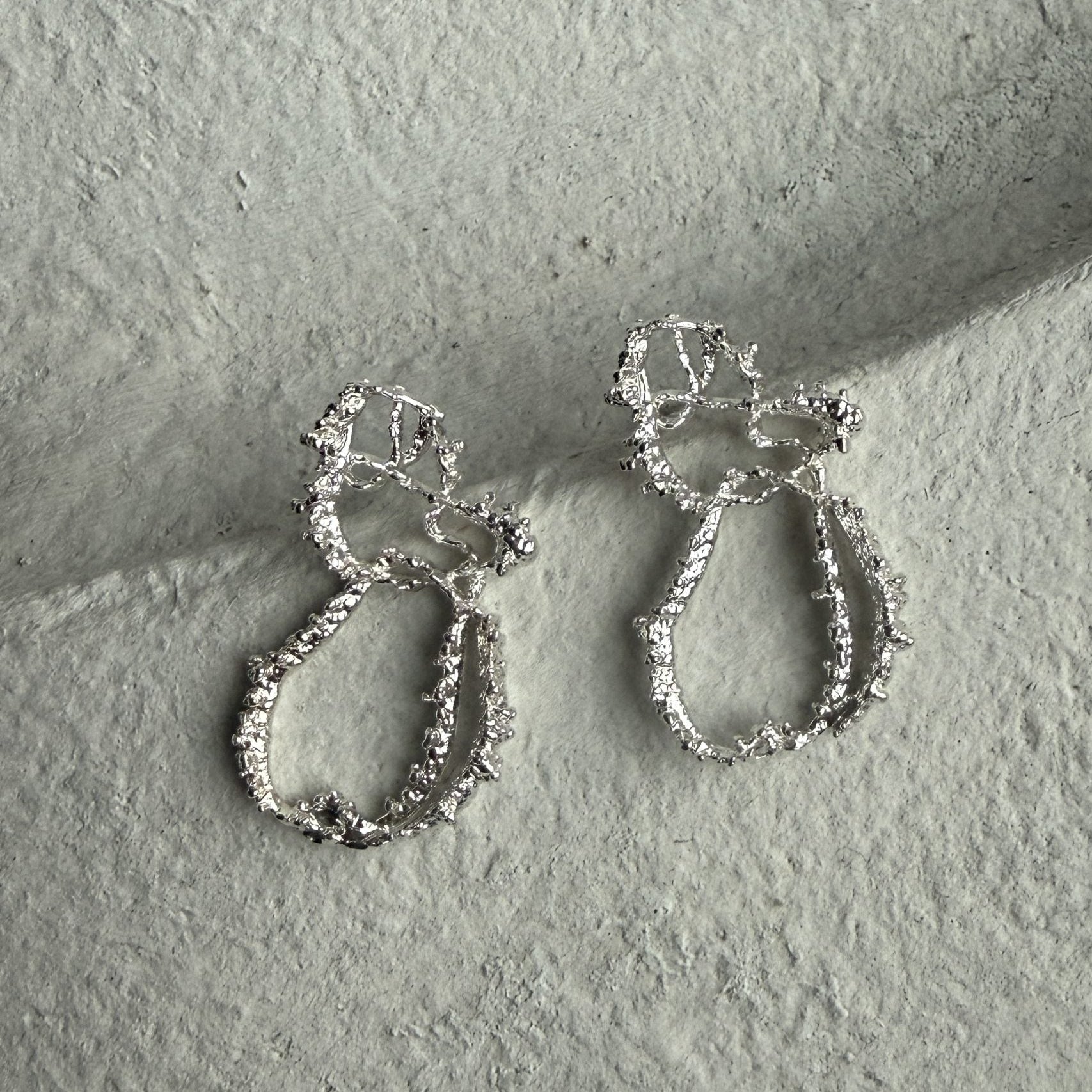 Silver Earrings "Starlite Threads"