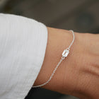 Silver Bracelet with Topaz "Daydream"