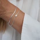 Silver Bracelet with Topaz "Daydream"