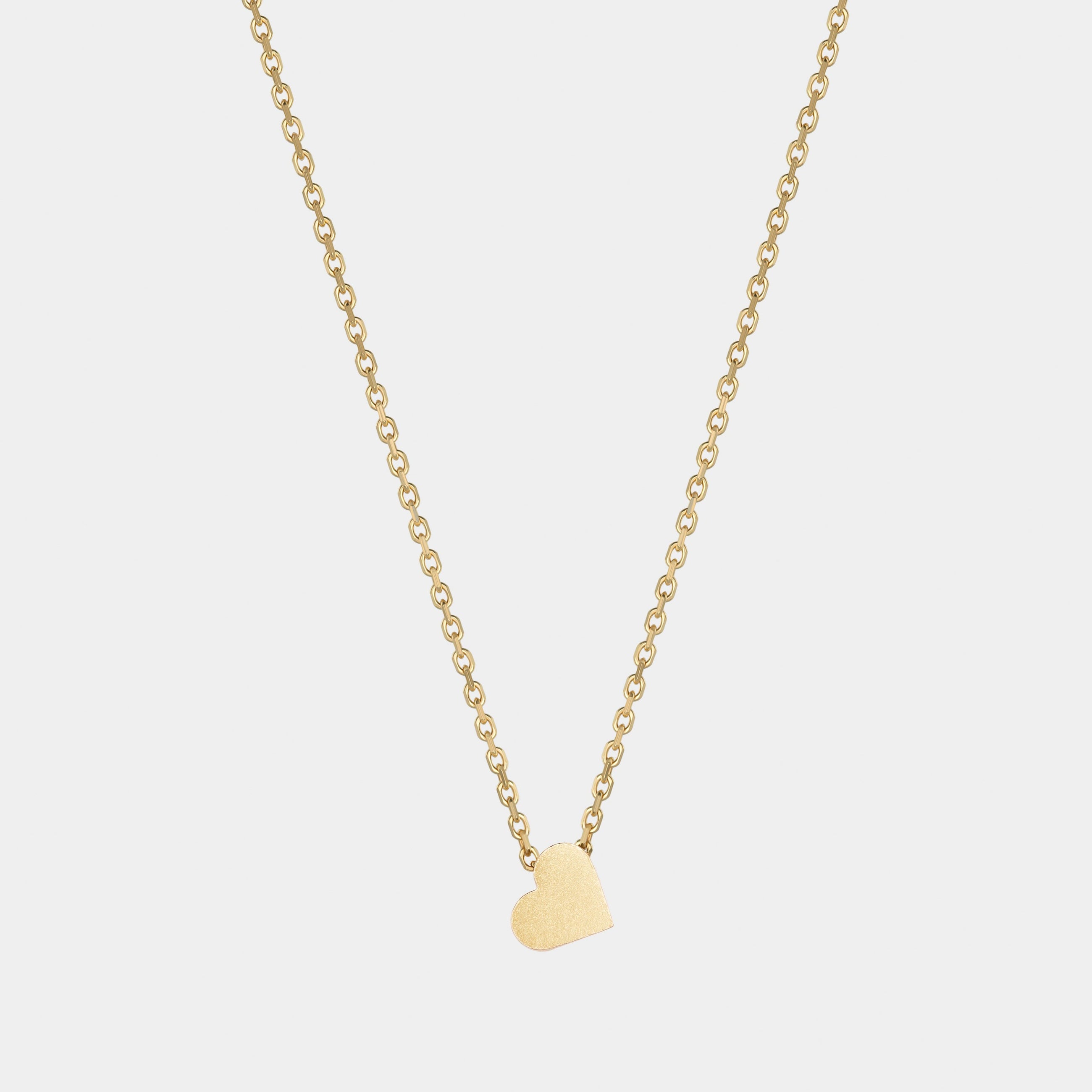 Yellow Gold Necklace "Amour", small