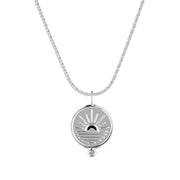 Silver Necklace with Topaz "Daydream"