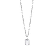 Silver Necklace with Topaz "Daydream"