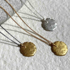 Gold Plated Silver Necklace "Small Fingerprint"