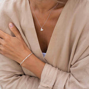 Silver Necklace "Heart"