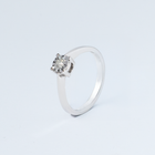 White Gold Ring with Diamond