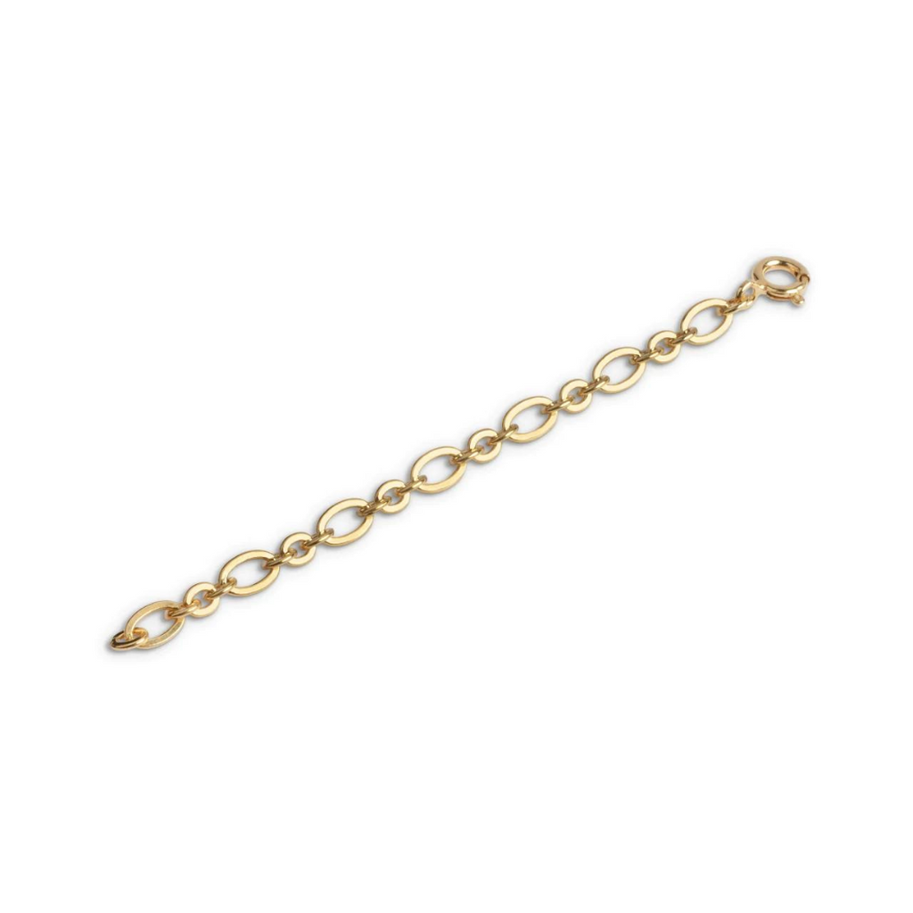 Gold Plated Silver Chunky Anklet Extender
