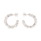Silver Blobby Earrings