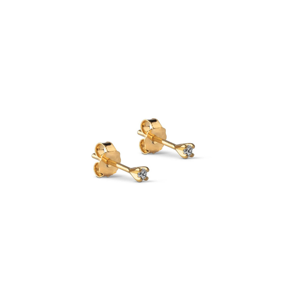 Gold Plated Silver Studs "Ida"