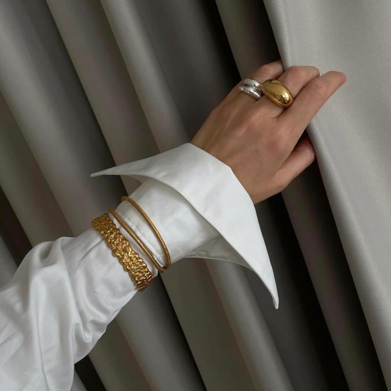 Gold Plated Bangle "Demeter"