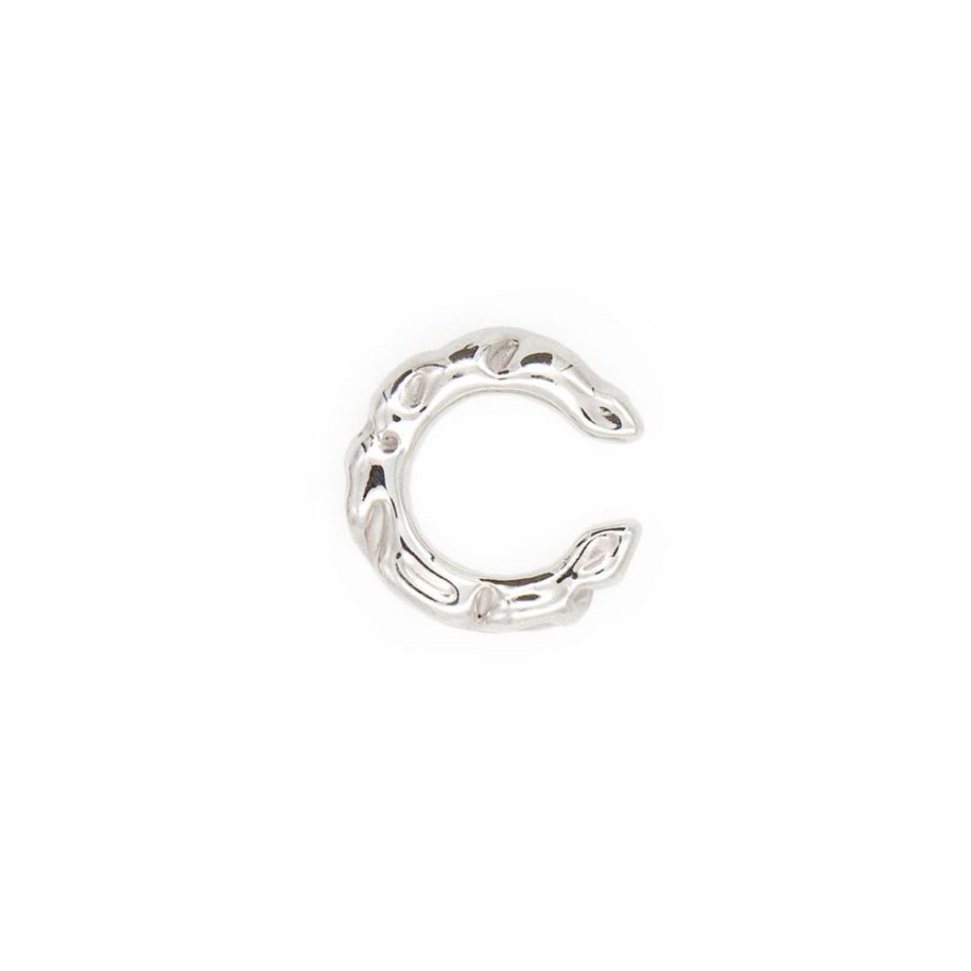 Silver Blobby Earcuff