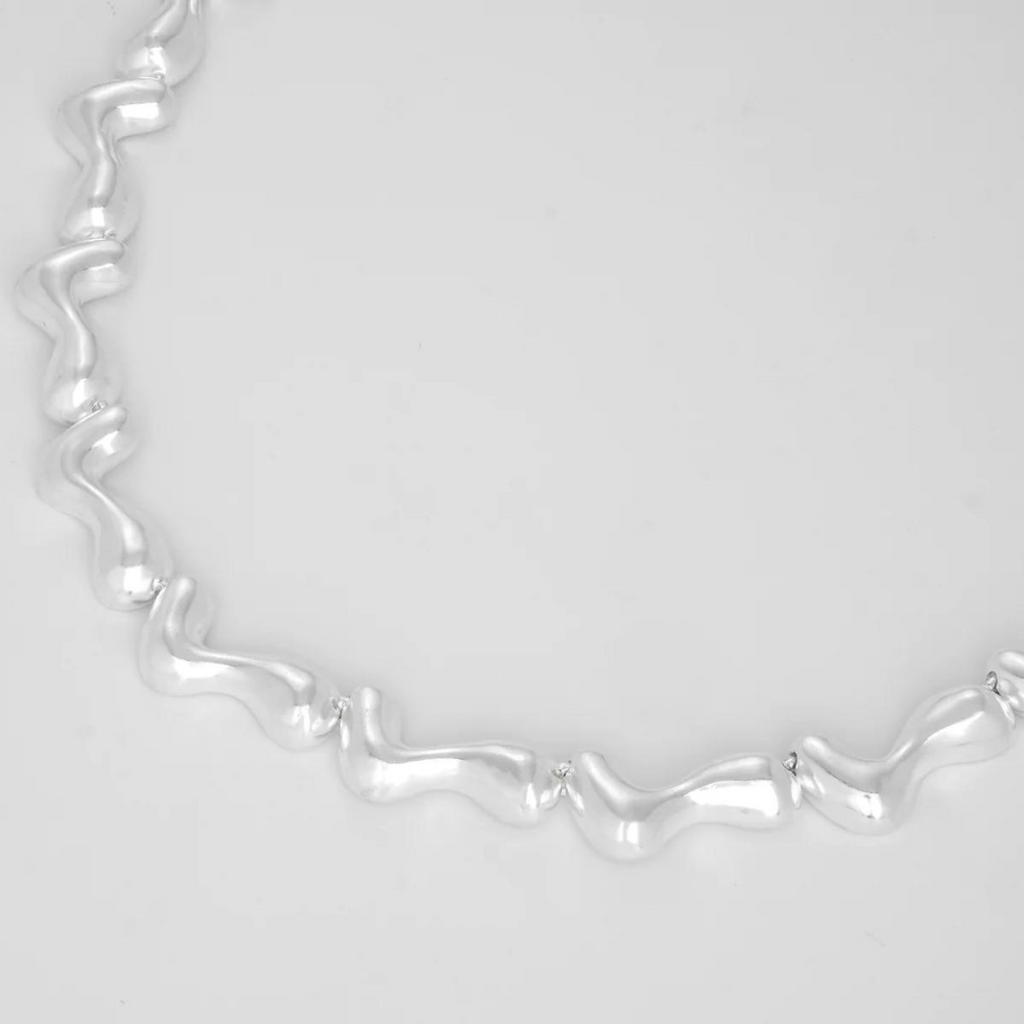 Silver Necklace "The Wandering Clouds"