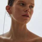 Silver Ear Cuff/ Earring Closure "C Line"